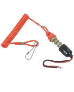 Universal Safety Tether Stop Kill Switch ATV Snowmobile Ski-Doo, Arctic-Cat, Etc