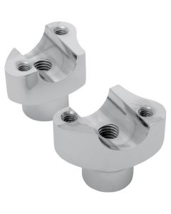 Drag Specialties Chrome Forged Aluminum Handlebar Riser - 0602-0398