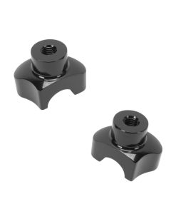 Drag Specialties Black Forged Aluminum Handlebar Riser - 0602-0403