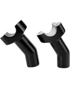 Drag Specialties Black Forged Aluminum Handlebar Riser - 0602-0413