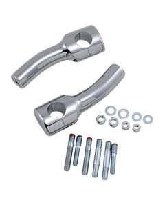 Drag Specialties Chrome 1 1/2" Big Buffalo Riser 0602-0469