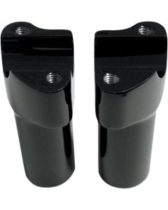 Drag Specialties Gloss Black Buffalo Straight Riser - 0602-0351