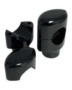 Drag Specialties Black 1 1/2" Big Buffalo Riser 0602-0466