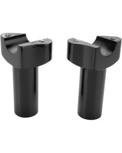 Drag Specialties Black Forged Aluminum Handlebar Riser - 0602-0404