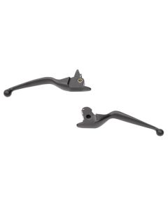 Drag Specialties Matte Black Wide Blade Lever Set Harley-Davidson - 0610-0791