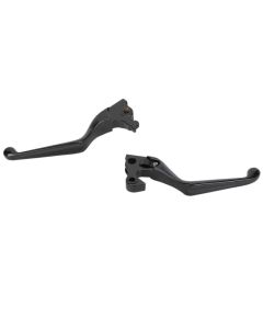 Drag Specialties Matte Black Wide Blade Lever Set Harley-Davidson - 0610-0795