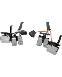 Drag Specialties Chrome Handlebar Switch Kit Harley Davidson 0616-0053