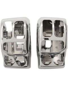Drag Specialties Chrome Switch Housing Kit Harley-Davidson - 0616-0231