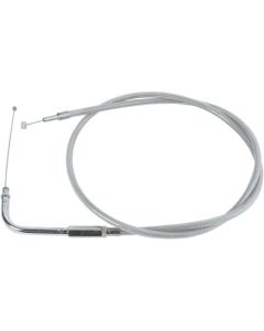 Drag Specialties 39.5" Braided Stainless Steel Throttle Cable Harley 0650-0299