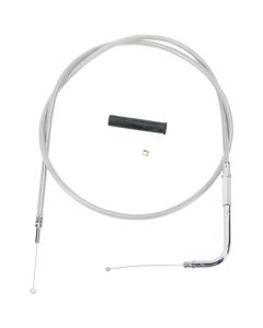 Drag Specialties 54 Inch Stainless Throttle Cable For Harley 0650-1077