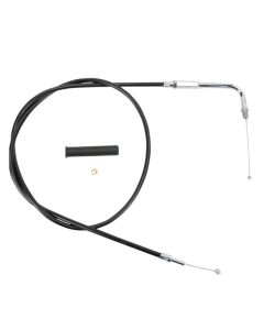 Drag Specialties 48 Inch Black Vinyl Throttle Cable For Harley 0650-0359