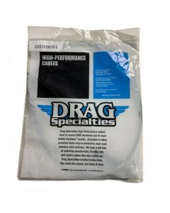 Drag Specialties 42 Inch Braided Stainless Throttle Cable For Harley 0650-0395