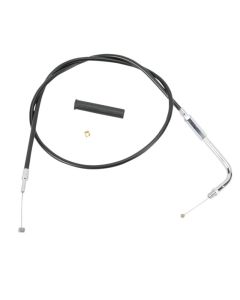 Drag Specialties Black Vinyl Throttle Cable 30" Harley -  0650-0602