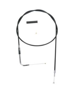 Drag Specialties 54 Inch Black Vinyl Throttle Cable Harley 0650-1076