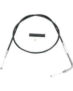 Drag Specialties 48 Inch Black Vinyl Throttle Cable Harley 0650-1090