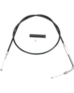 Drag Specialties 48 Inch Black Vinyl Throttle Cable Harley 0650-1100