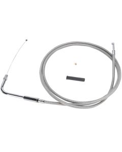 Drag Specialties 54 Inch Stainless Throttle Cable For Harley 0651-0701