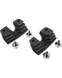 Drag Specialties Spark Plug/Head Bolt Covers Wrinkle Black 0940-1313