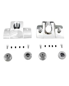 Drag Specialties Spark Plug/Head Bolt Covers Smooth Chrome 0940-1318