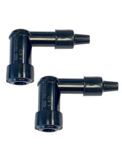 2 K&S Spark Plug Boot Cap Cover Resistor 14mm Snowmobile ATV Motorcycle