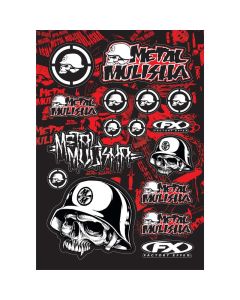 Factory Effex Sticker Decal Sheet Kit Metal Mulisha 14-68050