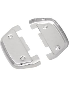 Drag Specialties Chrome Passenger Floorboard Covers Harley-Davidson 1621-0123