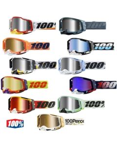 100% Racecraft 2 Mirrored Lens Motocross Offroad ATV Goggles - Pick Color