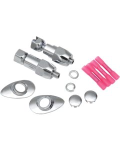 Drag Specialties Chrome Rear Turn Signal Relocation Kit 