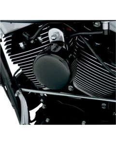 Drag Specialties Black Smooth Horn Cover For Harley Softail FLHX FLT FLHT Dyna