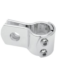 Drag Specialties Motorcycle 7/8" Three-Piece Frame Clamp Chrome