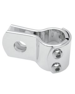 Drag Specialties Motorcycle 1 1/2" Three-Piece Frame Clamp Chrome