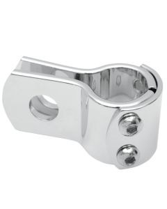 Drag Specialties Motorcycle 1" Three-Piece Frame Clamp Chrome