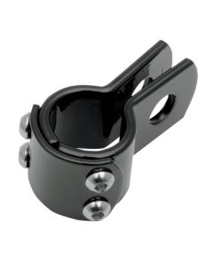 Drag Specialties Motorcycle 1 1/2" Three-Piece Frame Clamp Black