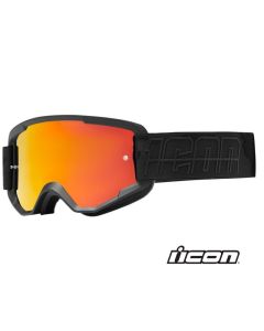 2024 Icon Airflite Motocross Offroad ATV Riding Goggles - Black