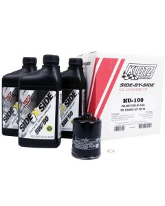 Klotz Full Synthetic Oil Change Kit 5W-50 Polaris RZR900 14-20,Ranger 1000 17+