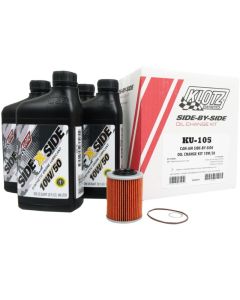 Klotz Full Synthetic Oil Change Kit 10W-50 Can-Am Maverick X3 Turbo 4x4 17-23