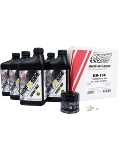 Klotz Full Synthetic Oil Change Kit 10W-40 Yamaha Wolverine Rmax 1000 2021-2023