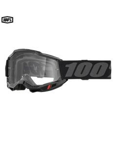 100% Accuri 2 OTG MX Motocross Offroad Adult Black Goggles 