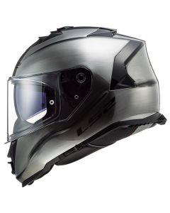 LS2 Assault Full Face Street Motorcycle Helmet Solid Bruched Alloy XS