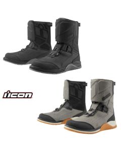 Icon Alcan Waterproof Street Motorcycle Riding Boots - Pick Size & Color