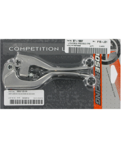 Moose Racing Clutch & Brake Lever Set With Grips Kawasaki KX125 KX250 KX500