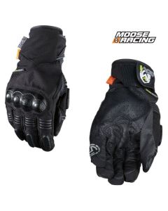 Moose Racing ADV1 Waterproof MX Motocross Offroad ATV Black Gloves - Pick Size