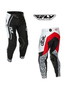 Fly Racing Evolution Dst Dbk Motocross Offroad Black/White/Red Pants
