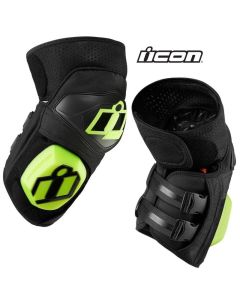 Icon Cloverleaf 2 Knee Pads CE for Riding Street Motorcycle One Fit All SM-XL