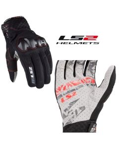 2024 LS2 CHaki Women Street Motorcycle Riding Black Gloves - Pick Size & Color