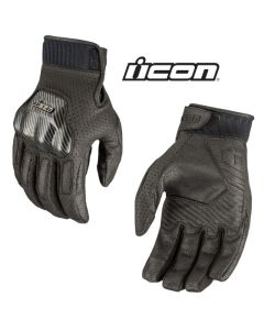 2024 Icon Overlord3 CE Street Motorcycle Riding Black Glove