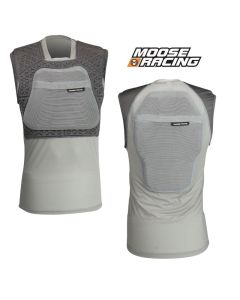 Moose Racing XCR Motocross Offroad Vest Chest Protector Grey - Pick Size