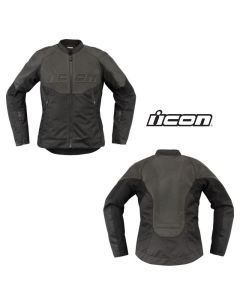 Icon Overlord3 Ce Women Street Motorcycle Black Jacket