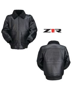 Z1R Total Force Men Street Motorcycle Riding Black Jacket - Pick Size