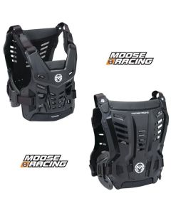 2025 Moose Racing Synapse Lite Roost Gard Black Chest Protector MX Motocross 